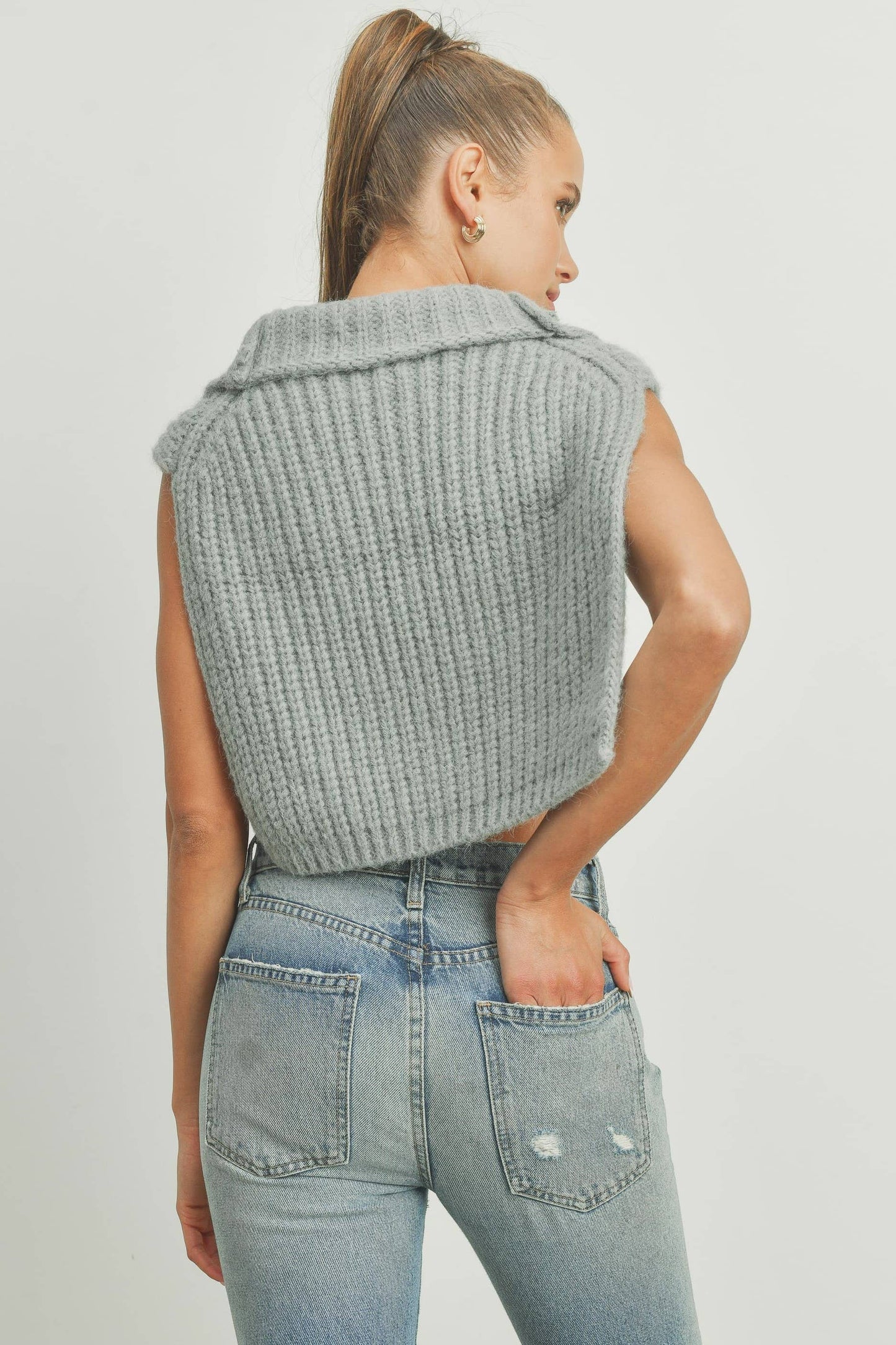Turtleneck Sweater Vest