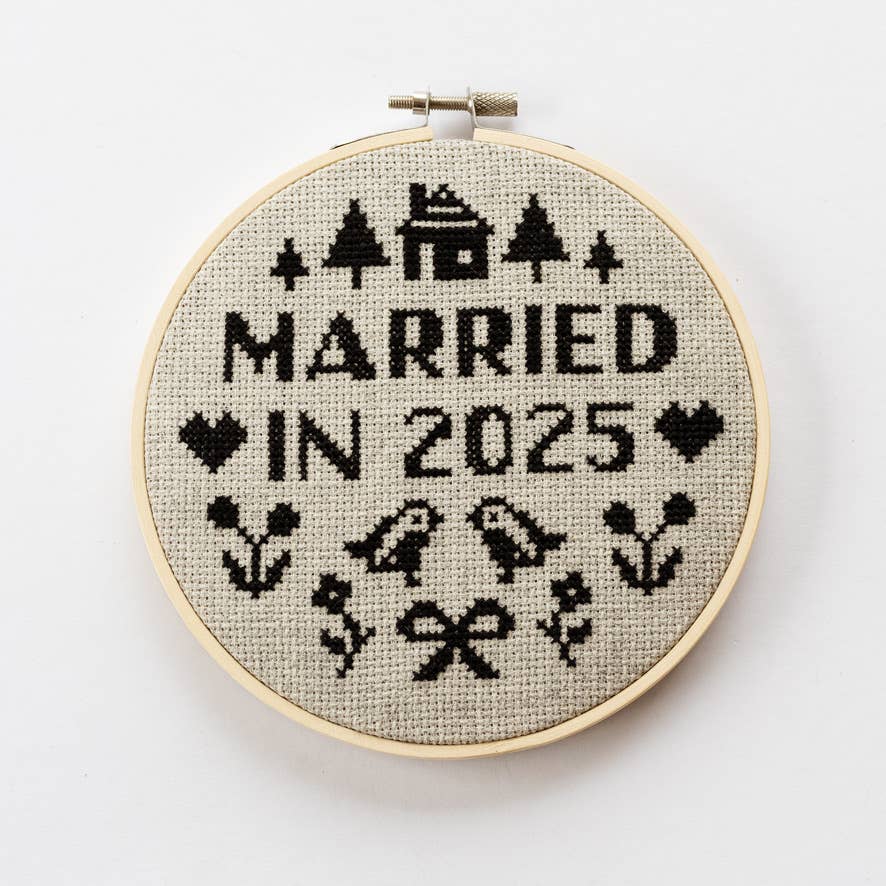 Cotton Clara Craft Kits & Supplies - Married In 2025 Cross Stitch Kit