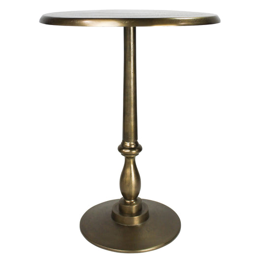 Benton Side Table, Brass