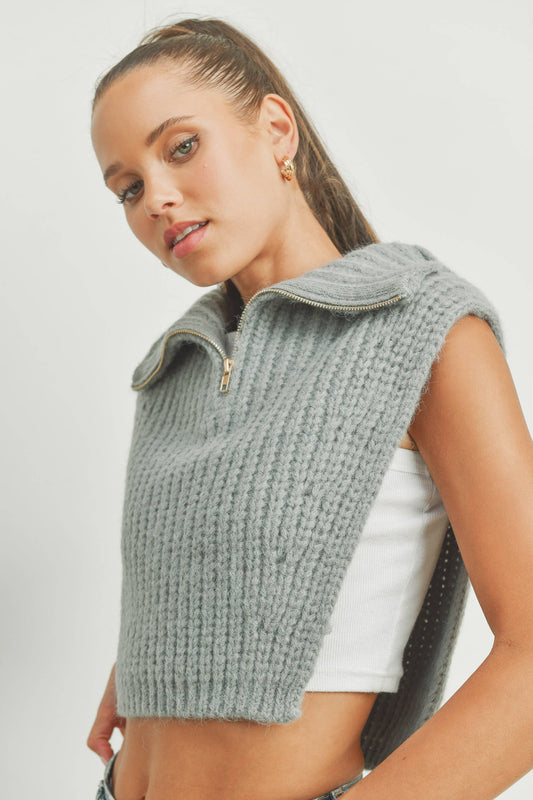 Turtleneck Sweater Vest