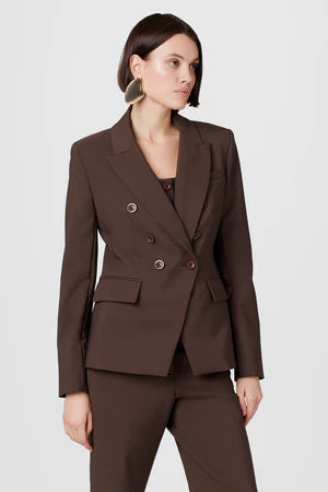 KYLIE SUITING DOUBLE BREASTED BLAZER