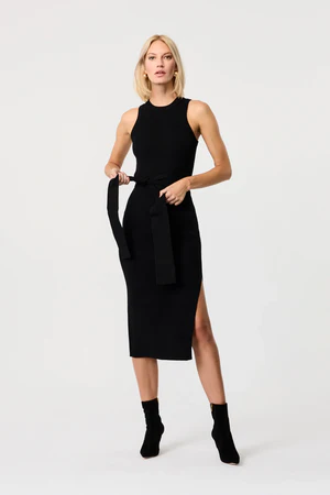 PIPER RACERBACK TIE FRONT DRESS