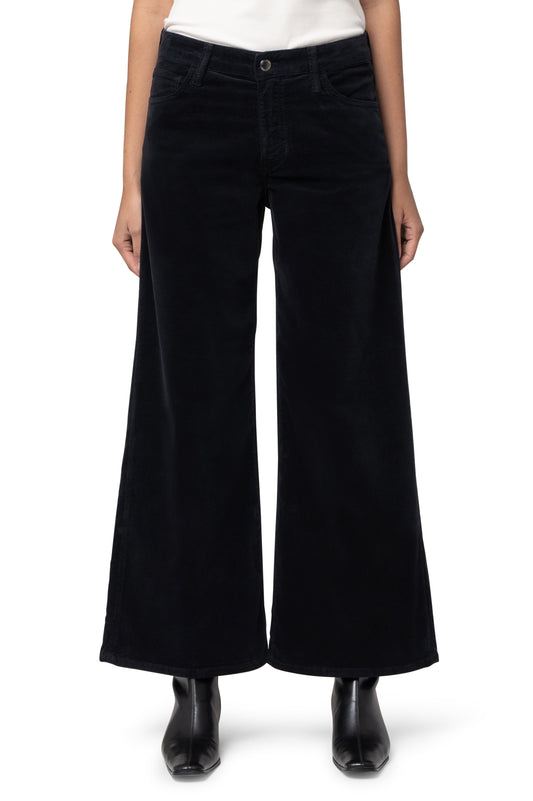 Paloma Mid Rise Black Velvet - MAVI