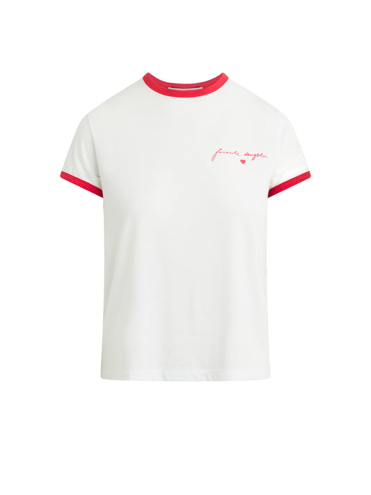 The Signature Chest Logo Ringer Tee